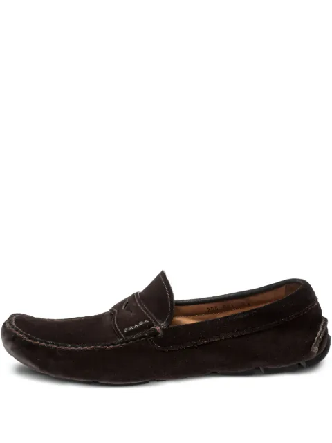 Prada Pre-Owned mocasines de gamuza