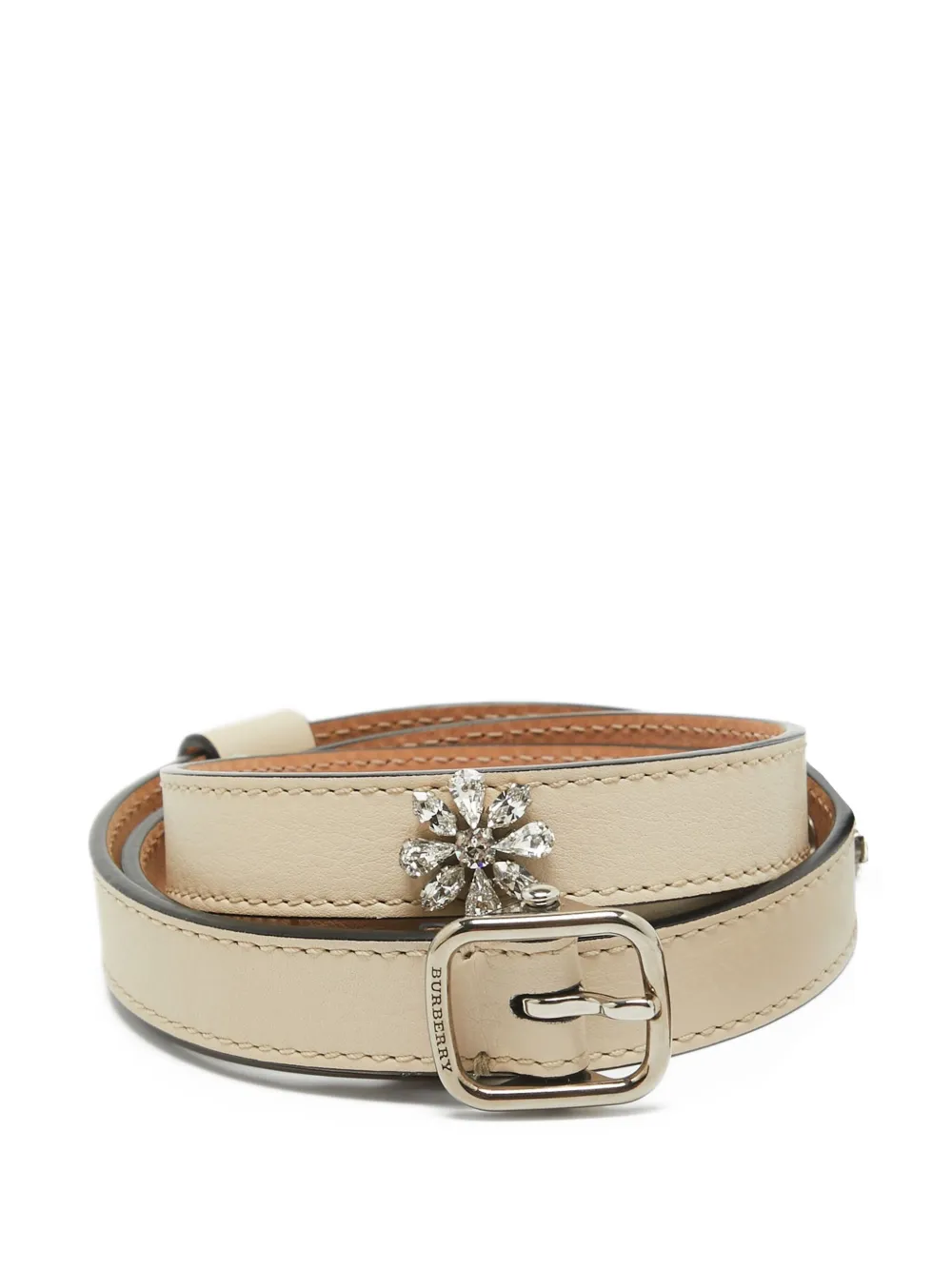 Burberry Pre-Owned leather belt | White | Image 1