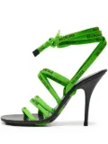 Balenciaga Pre-Owned 90mm Logo Wrap Around sandals - Green