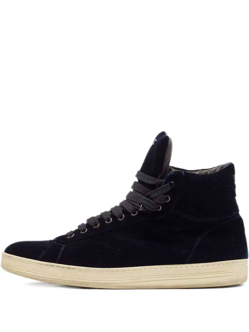 Tom Ford Vintage プレオウンド ベルベット スニーカー - ブルー Tom Ford Vintage プレオウンド ベルベット スニーカー - ブルー