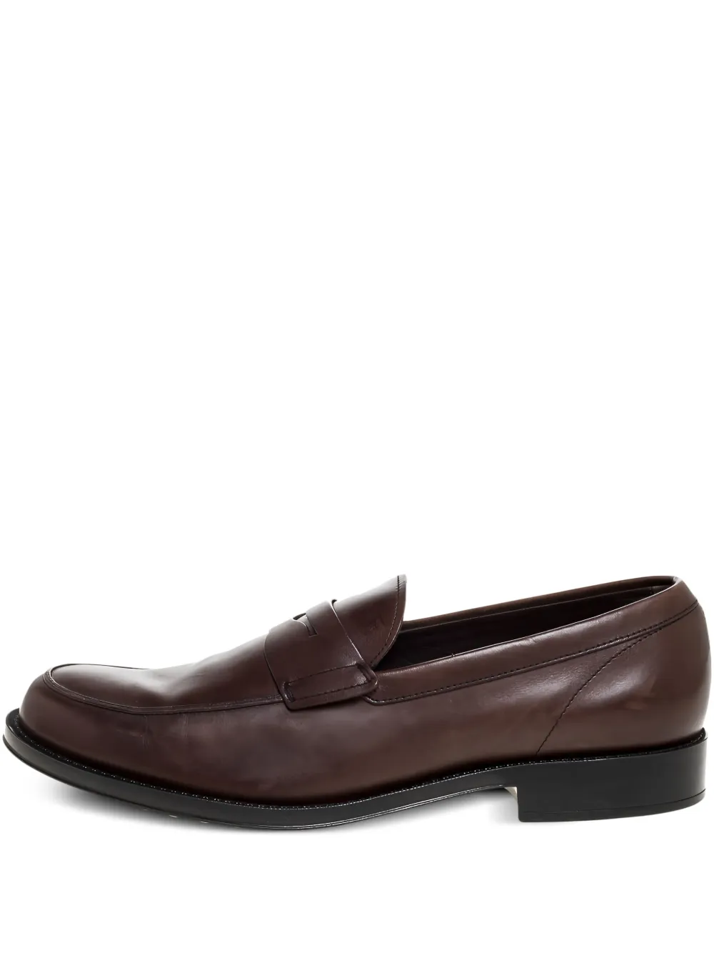 Tod's Vintage プレオウンド レザーペニーローファー - ブラウン Tod's Vintage プレオウンド レザーペニーローファー - ブラウン