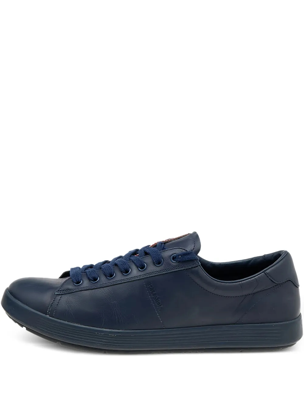 Prada Pre-Owned Sport leather sneakers | Blue | Image 1