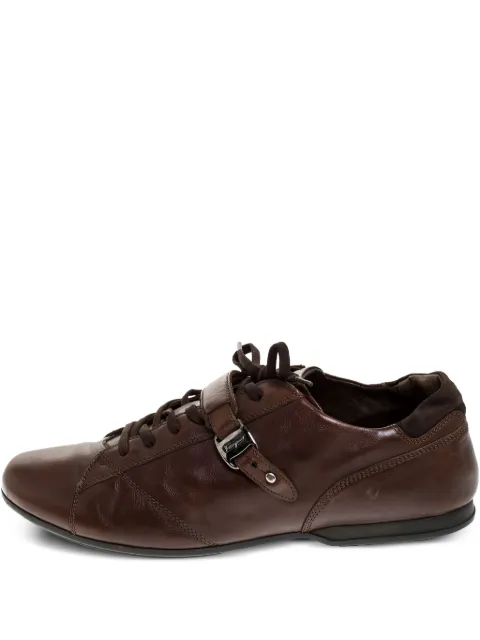 Ferragamo Pre-Owned leather sneakers