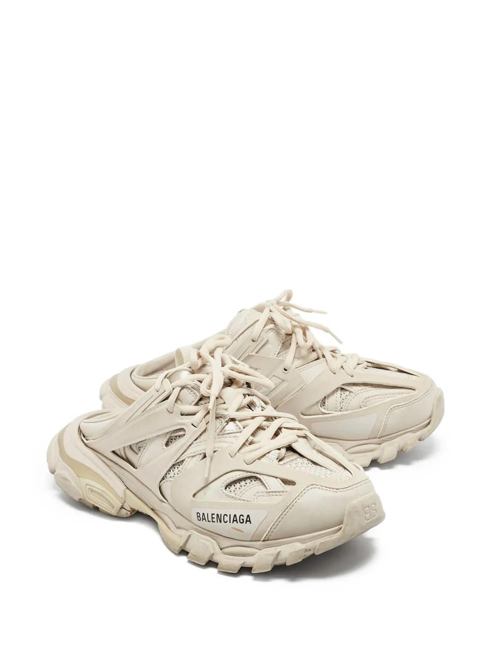 Balenciaga Pre-Owned mesh lace-up mules | Image 2