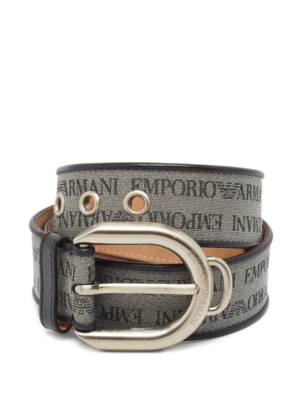 Emporio Armani Pre-Owned leather belt | Grey | Image 1