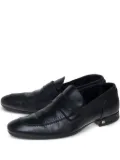 Louis Vuitton Pre-Owned leather loafers - Black