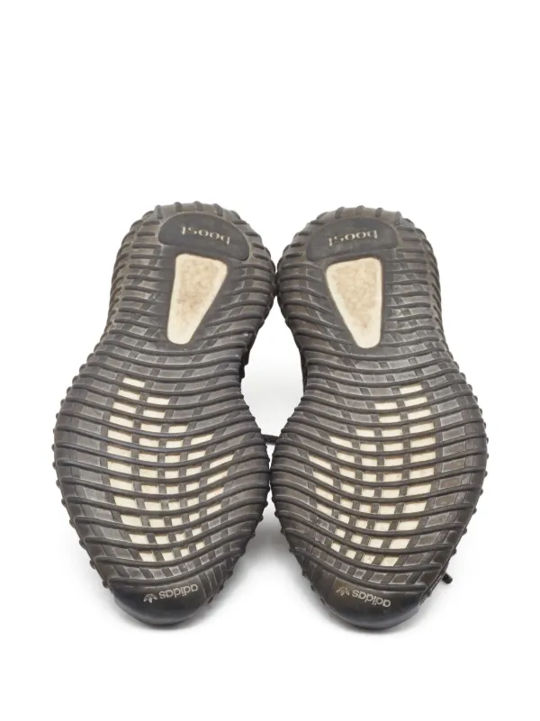 Adidas Yeezy Boost 350 Knitted low-top Sneakers Black FARFETCH ID