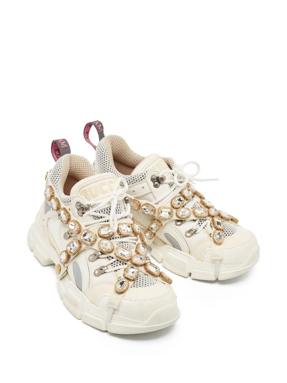 Gucci Pre-Owned crystal-embellished sneakers | Image 2