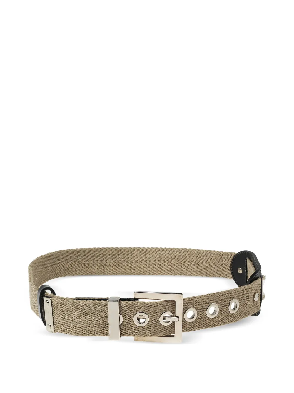 Dolce & Gabbana Pre-Owned leather-trim canvas belt | Image 2