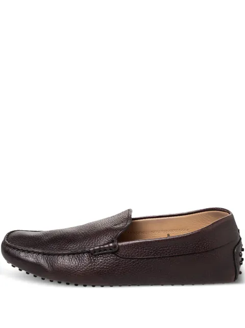 Tod's Vintage pre-owned textured-leather loafers