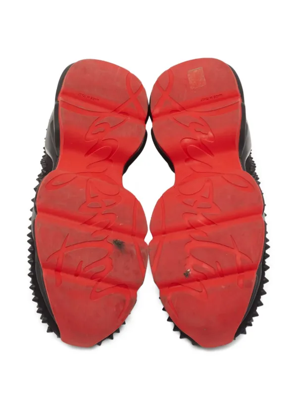 ルブタン Spike sock ブラック Christian Louboutin Pre-Owned Spike Sock Sneakers | Black | FARFETCH