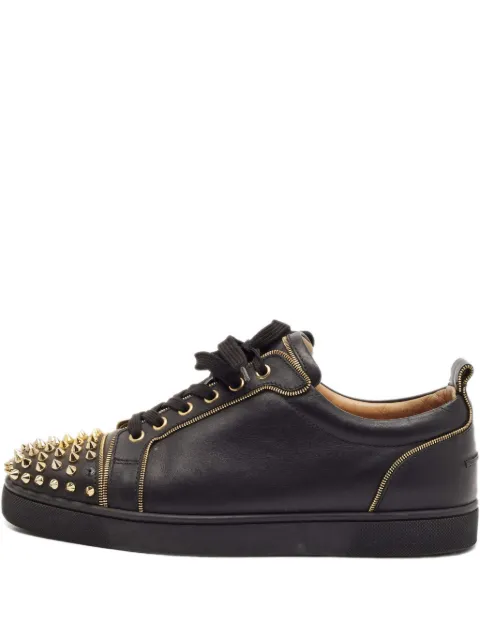 Christian Louboutin Pre-Owned Rush Spike 拉链细节运动鞋（典藏款）