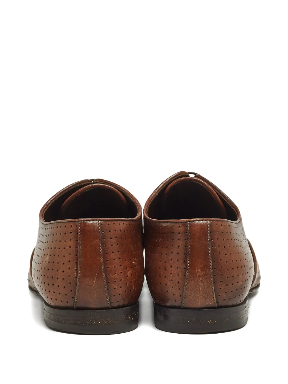 Pre-owned Louis Vuitton Leather Loafers In Brown