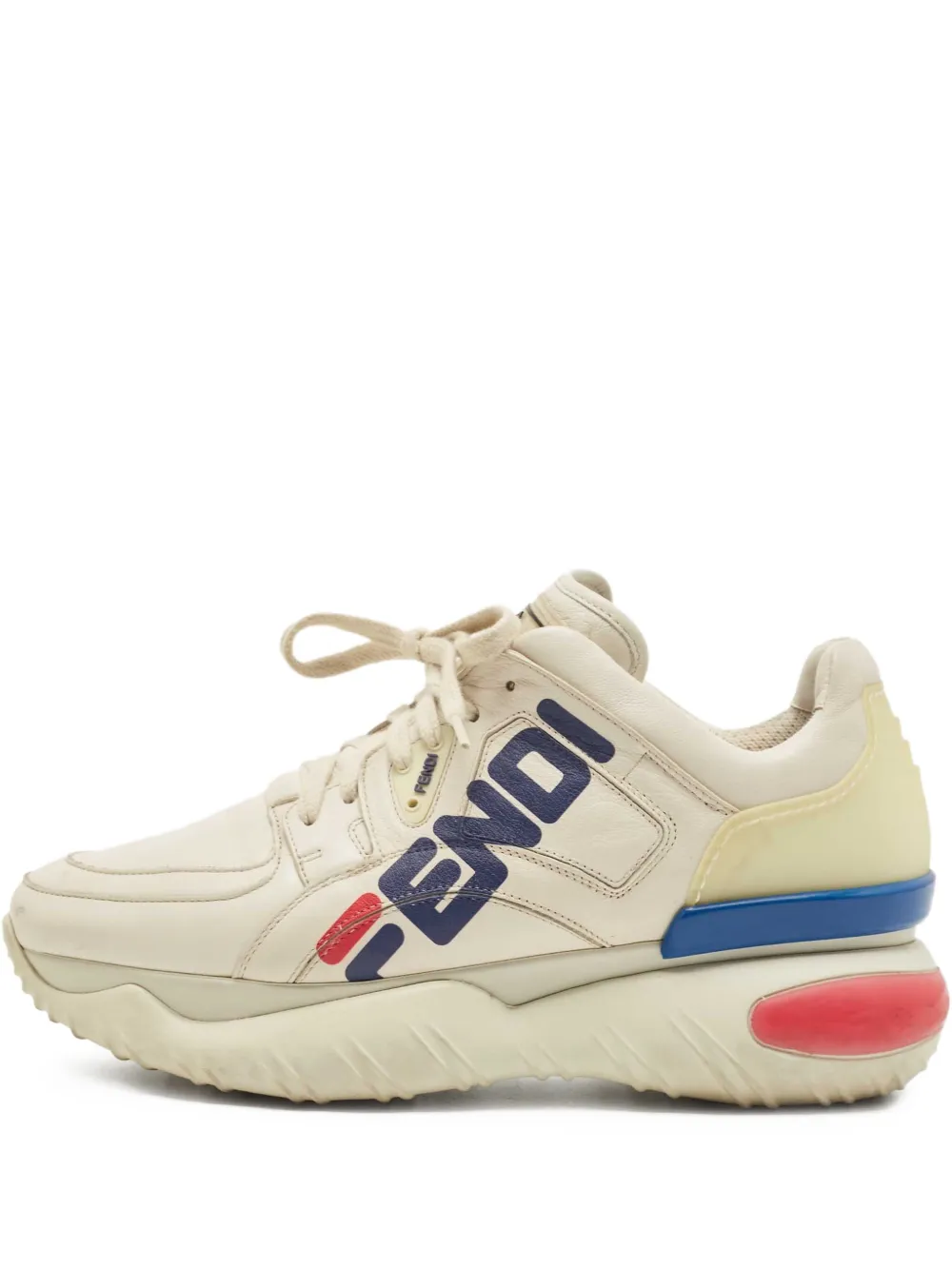 Fendi Pre-Owned x Fila Mania Platform sneakers | Neutrals | Image 1