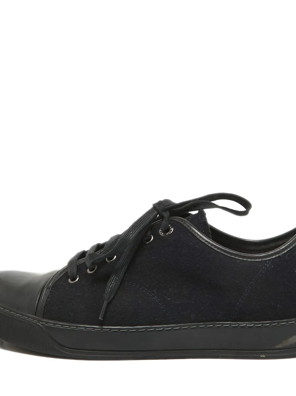 Lanvin Pre-Owned سنيكر بجزء جلد | Image 2