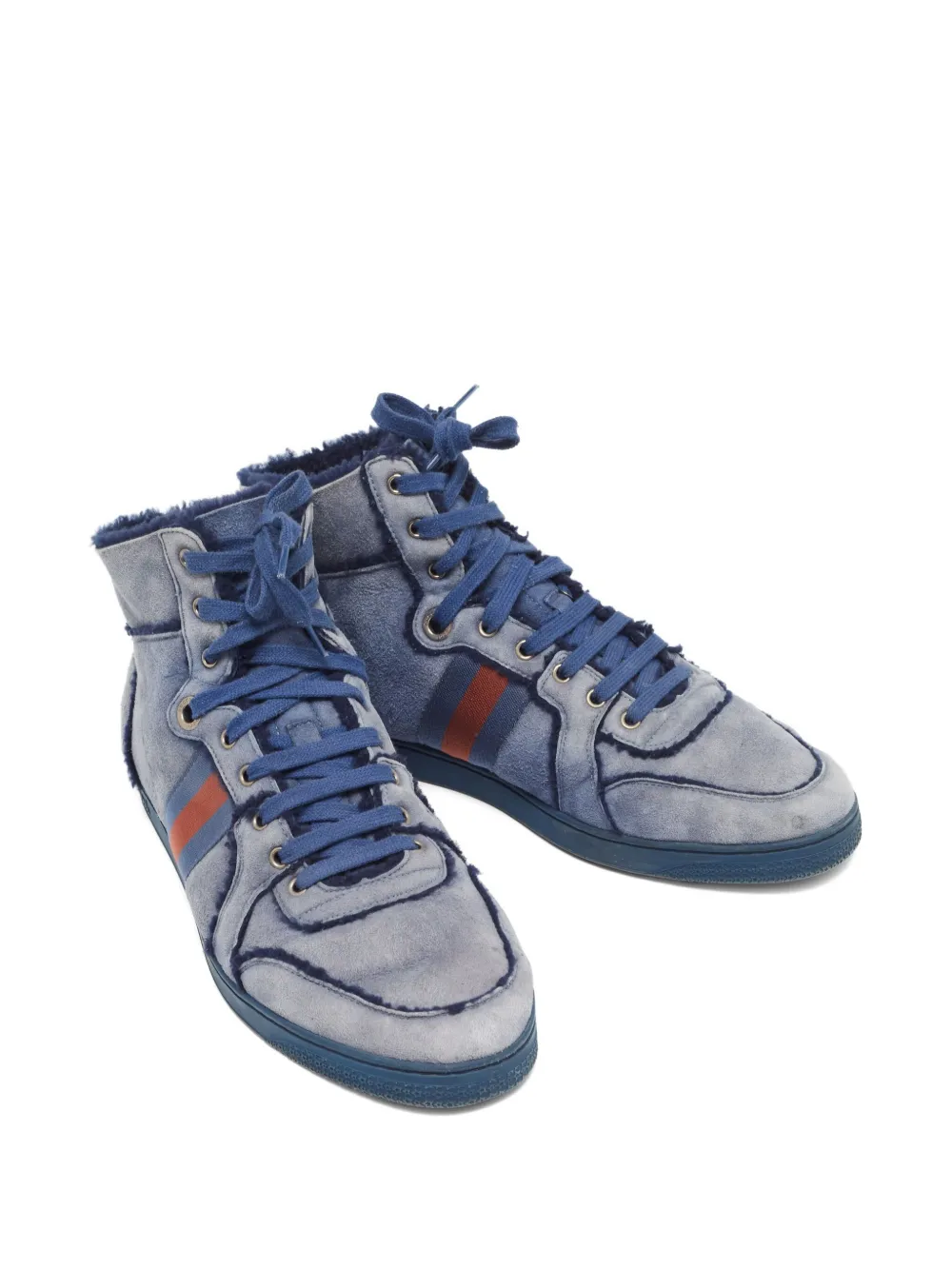 Gucci Pre-Owned baskets montantes en daim | Image 2