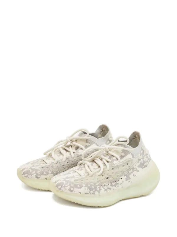Adidas Yeezy pre-owned Boost 380 Knit Sneakers White FARFETCH IN