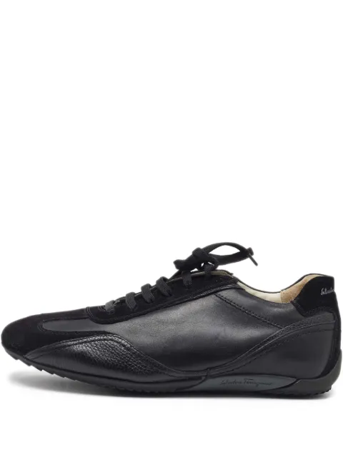 Ferragamo Pre-Owned leather sneakers