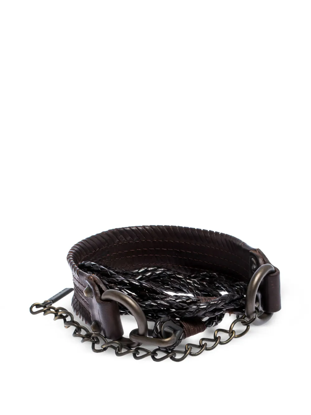 Dolce & Gabbana Pre-Owned braided leather belt | Image 2