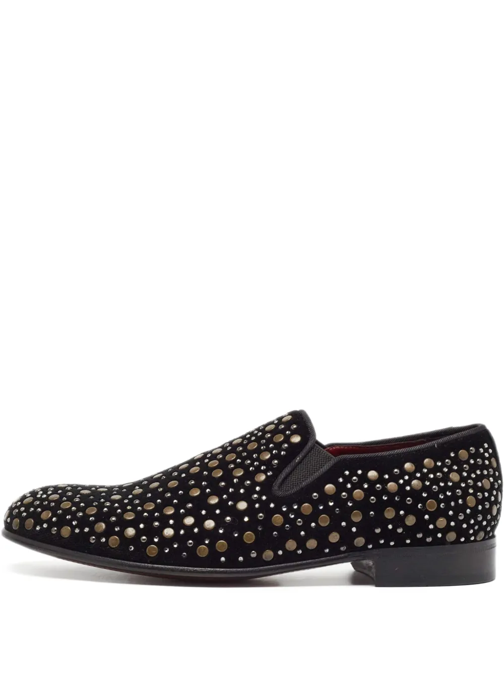 stud-embellished loafers