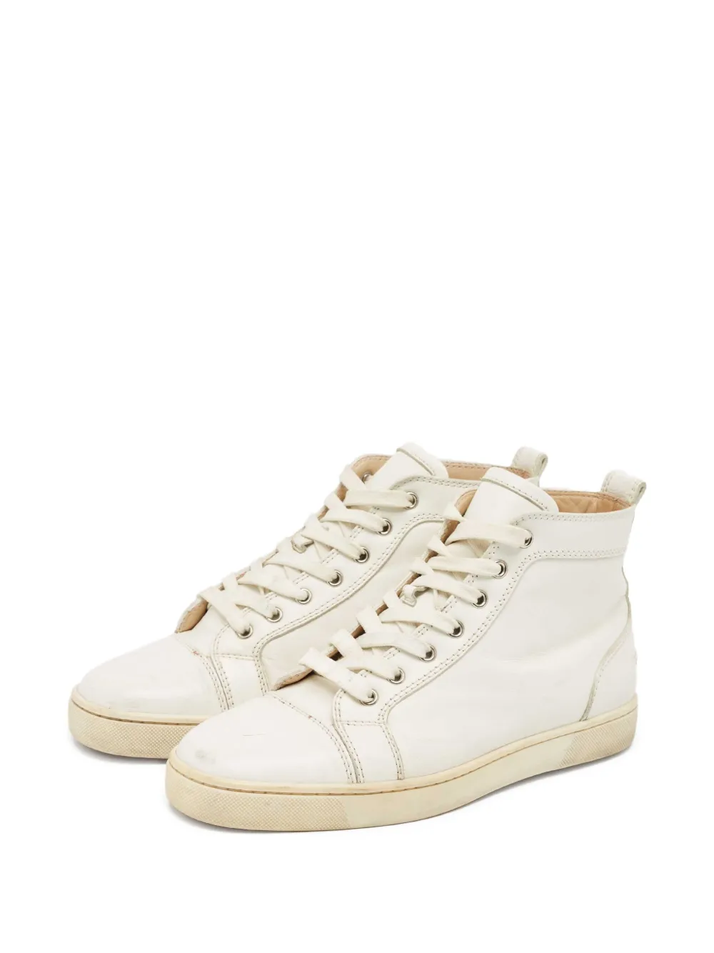 Christian Louboutin Pre-Owned Louis high-top leather sneakers | Image 2