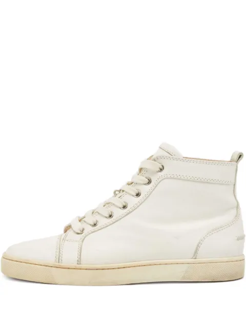 Christian Louboutin Pre-Owned Louis high-top leather sneakers