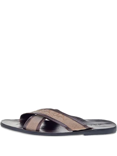 Prada Pre-Owned logo-jacquard sandals