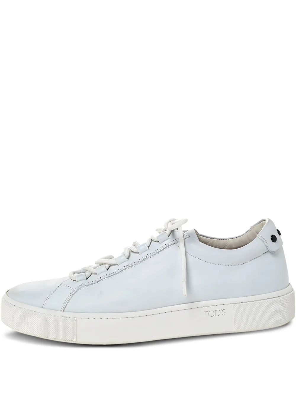 Tod's Vintage pre-owned leather lace-up sneakers | White | Image 1