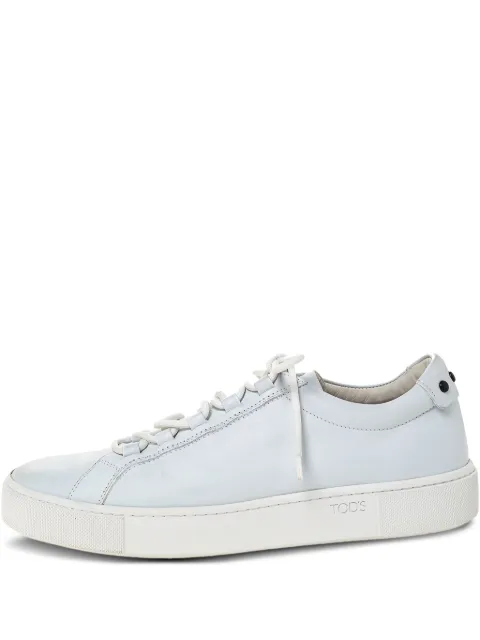 Tod's Vintage tenis de archivo de piel con agujetas