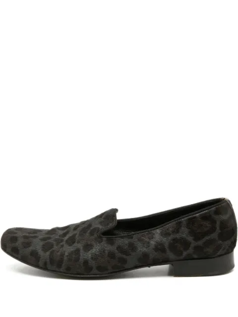 Dolce & Gabbana Pre-Owned leopard-print loafers 
