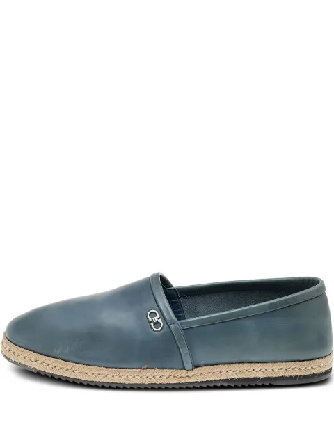 Ferragamo Pre-Owned alpargatas con detalle Gancini