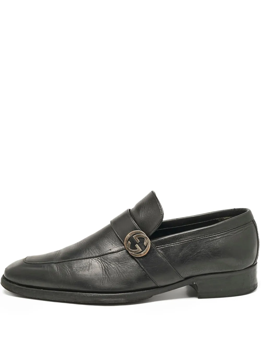 Gucci Pre-Owned Interlocking G loafers | Black | Image 1