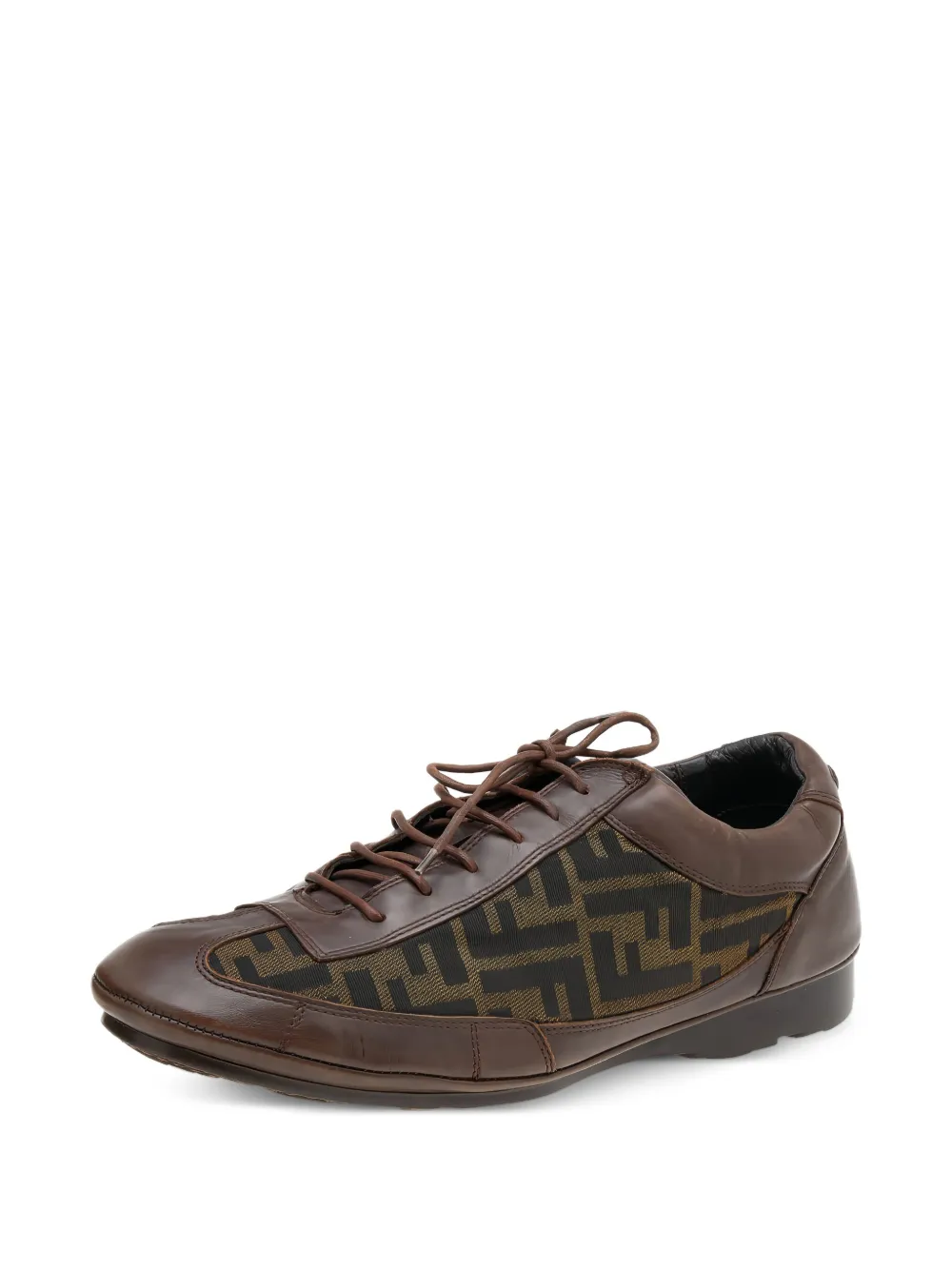 Fendi Pre-Owned Zucca canvas low-top sneakers | Image 2