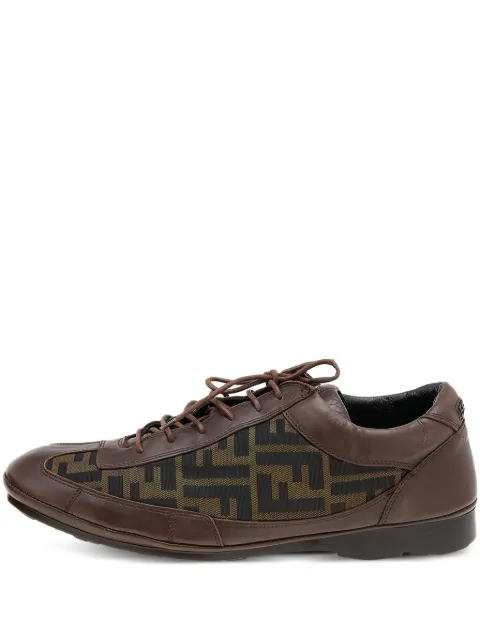 Fendi Pre-Owned Zucca canvas low-top sneakers