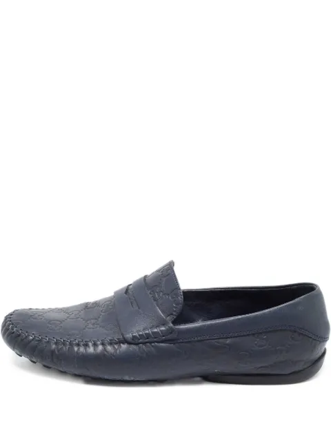 Gucci Pre-Owned leather loafers 