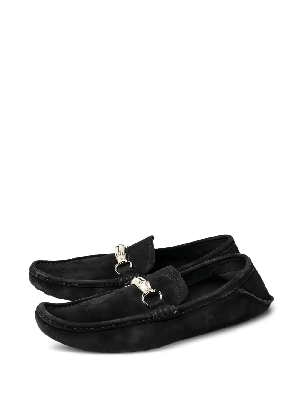 Gucci Pre-Owned bamboo-detail loafers | Image 2