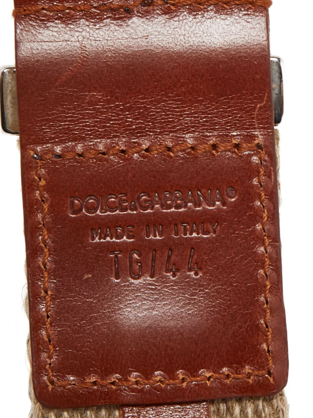 Dolce & Gabbana Pre-Owned Cintura in tela con logo | Pre-owned | Image 4