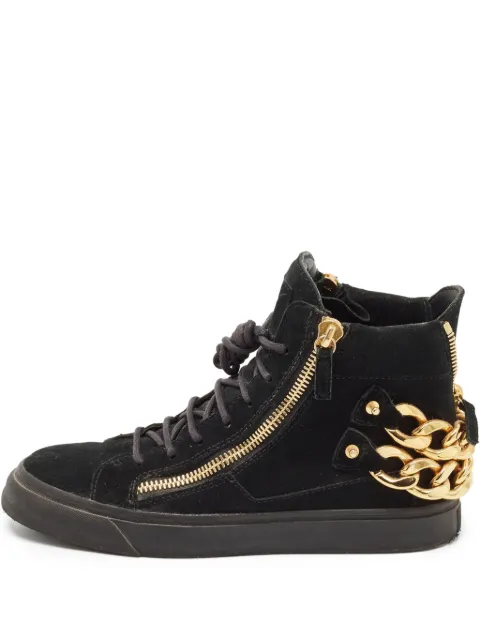 Giuseppe Zanotti Vintage suede high-top trainers 