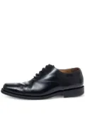 Louis Vuitton Pre-Owned leather oxford shoes - Black