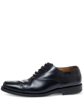 Louis Vuitton Pre-Owned Leather Oxford Shoes | Black | FARFETCH AZ