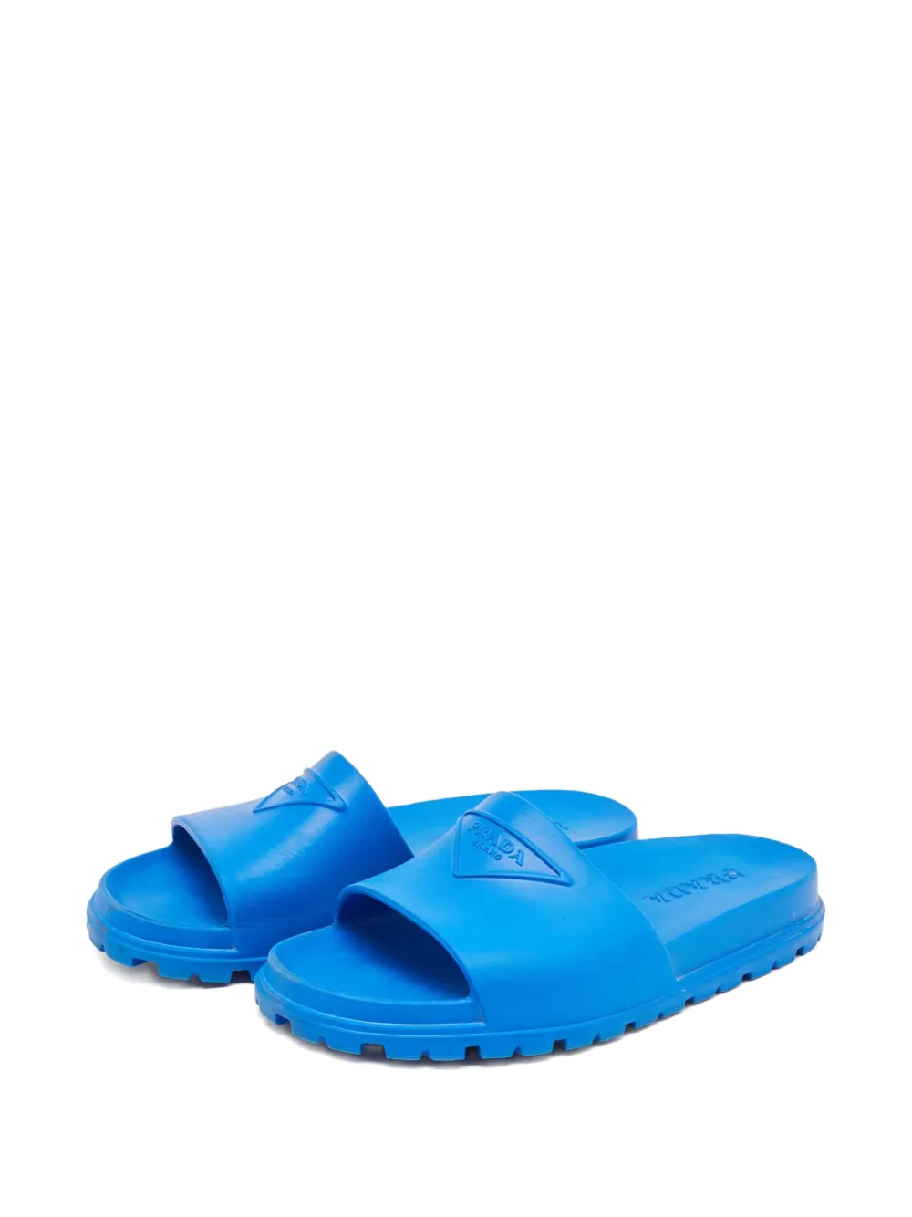 Prada Pre-Owned logo-embossed slides | Pre-Owned | Image 2