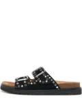 DSQUARED2 stud-embellished double-strap sandals - Black