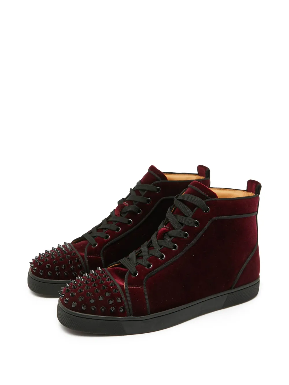 Christian Louboutin Pre-Owned 루이스 하이탑 스니커즈 | Image 2