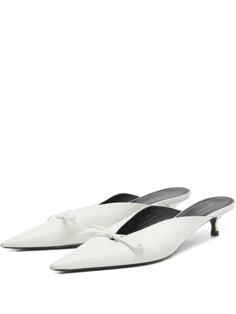 Balenciaga Pre-Owned 30mm Knife Bow mules
