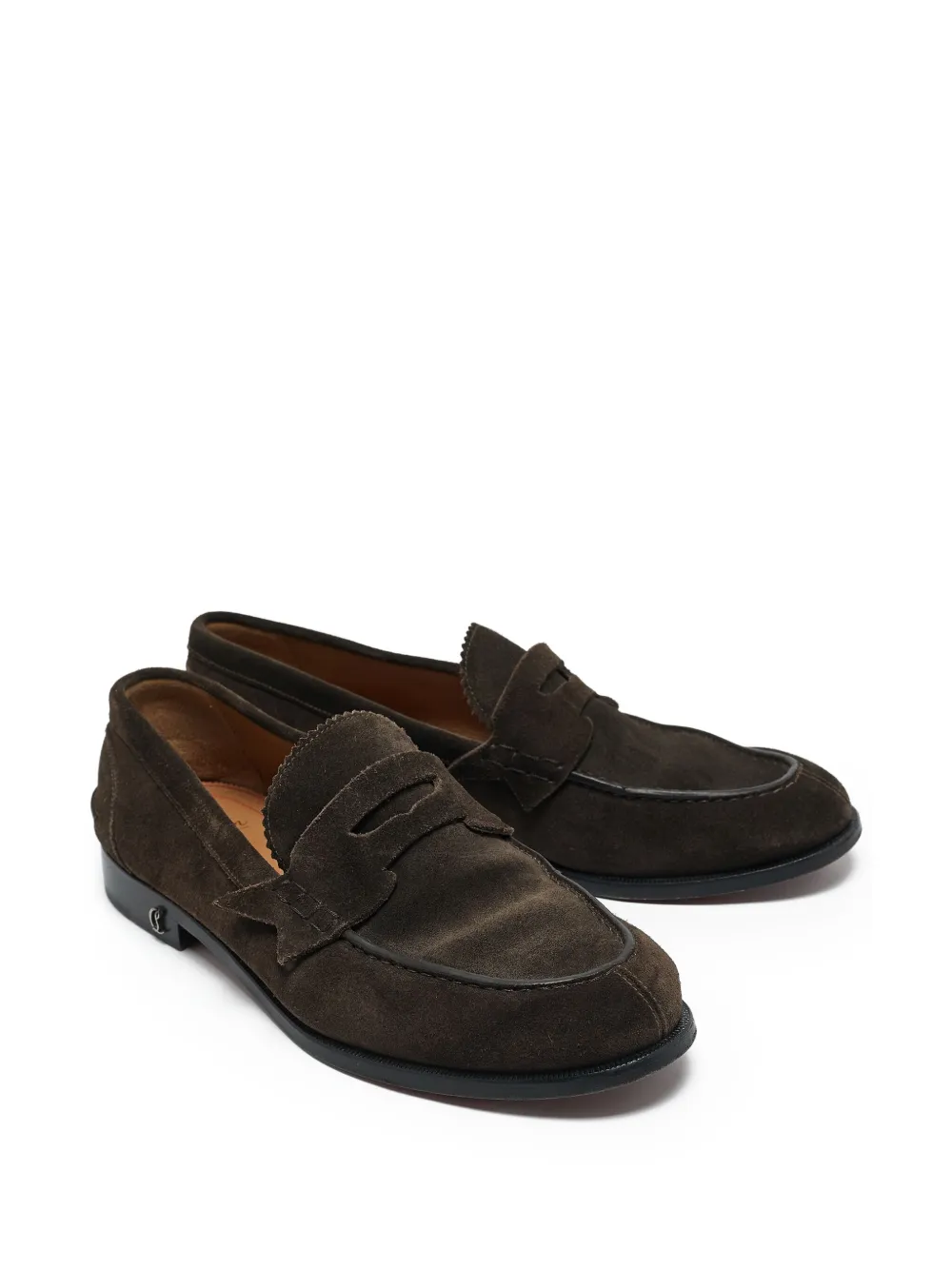 Christian Louboutin Pre-Owned mocassins en daim | Image 2