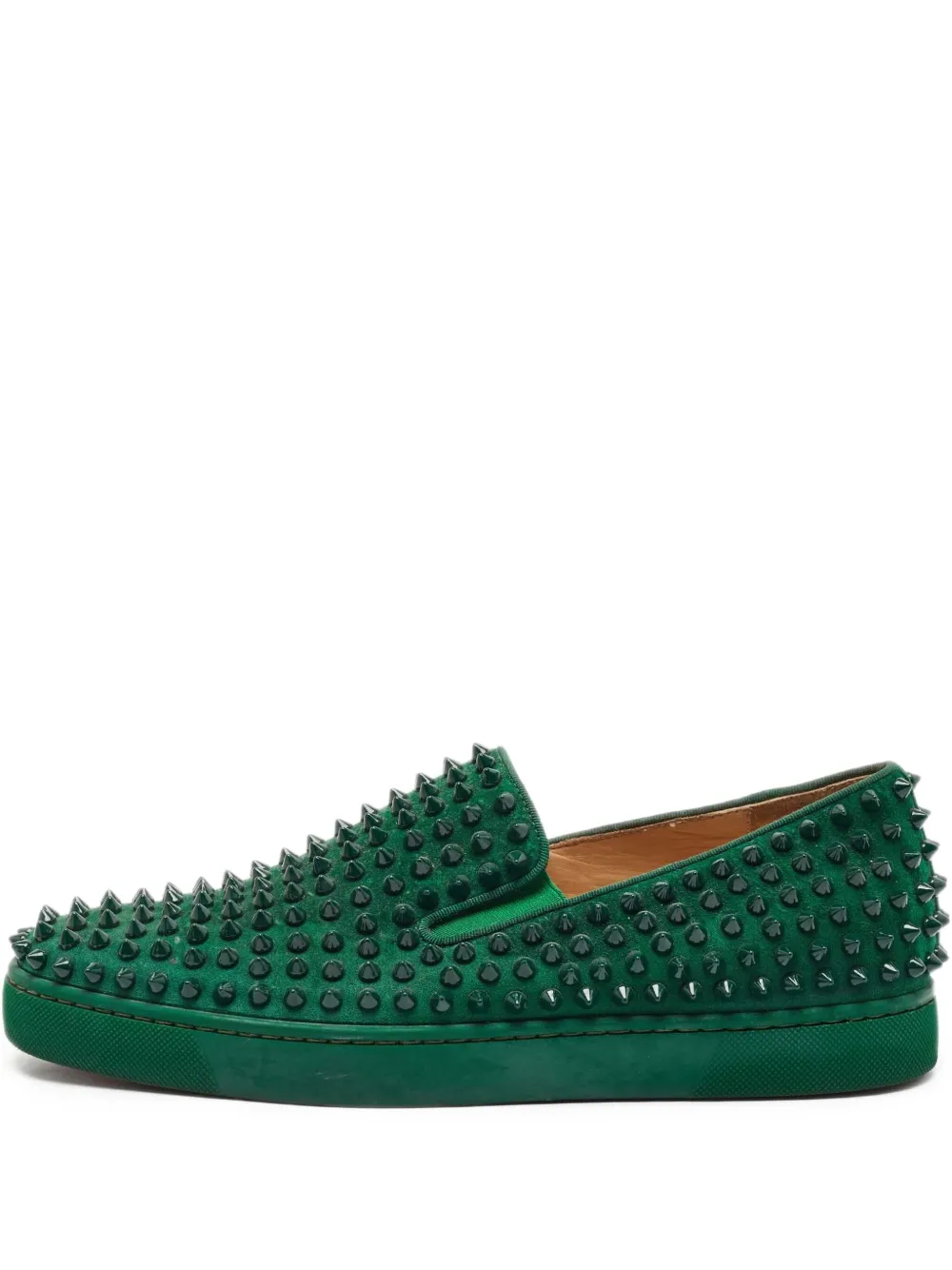 Christian Louboutin Pre-Owned tenis con apliques | verde | Image 1