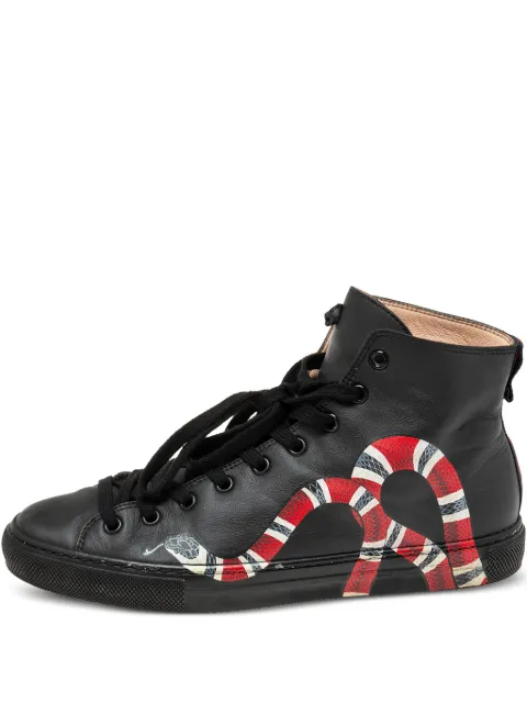 Gucci Pre-Owned Kingsnake-print sneakers