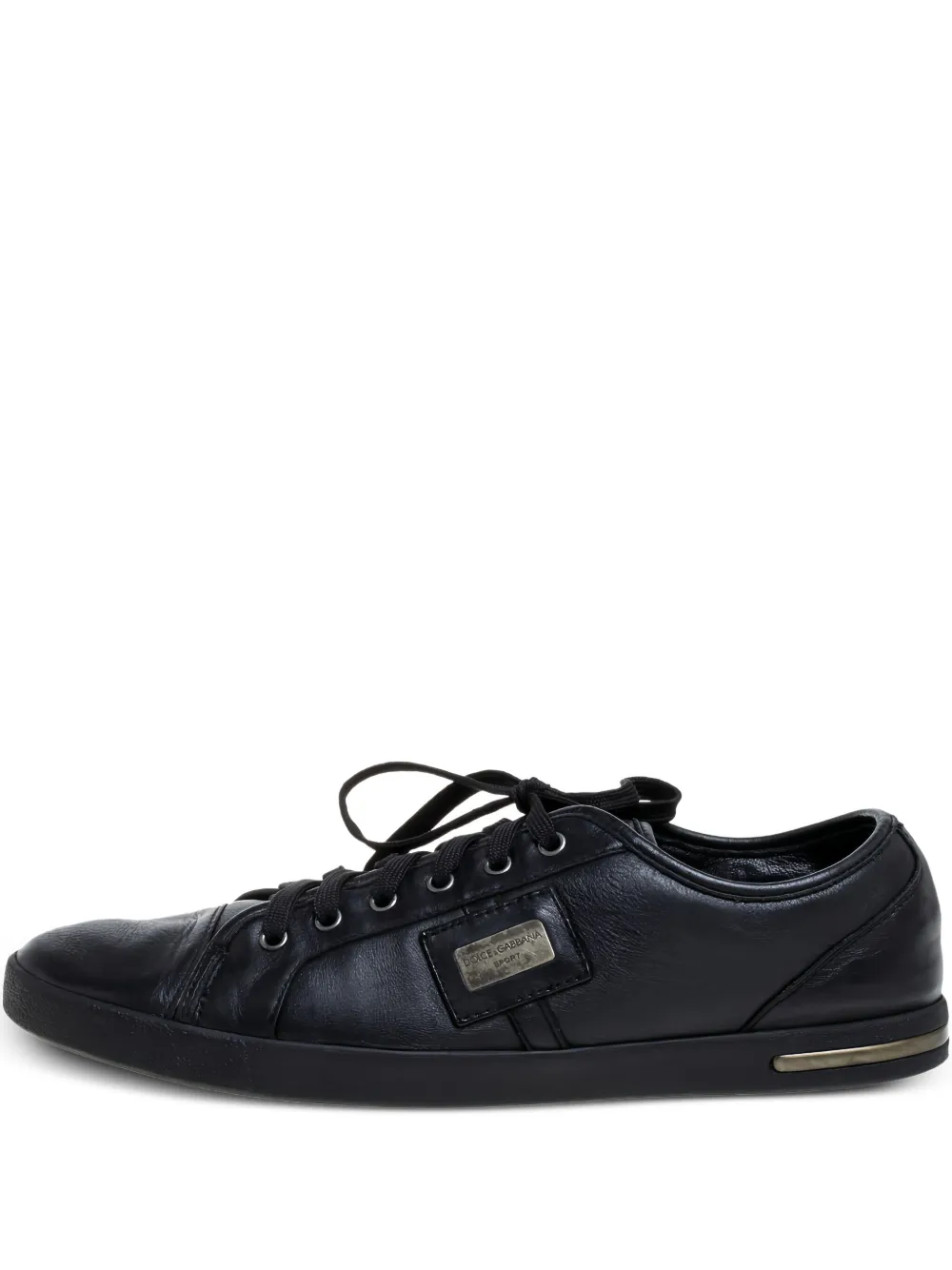 Dolce & Gabbana Pre-Owned logo-plaque sneakers | Black | Image 1