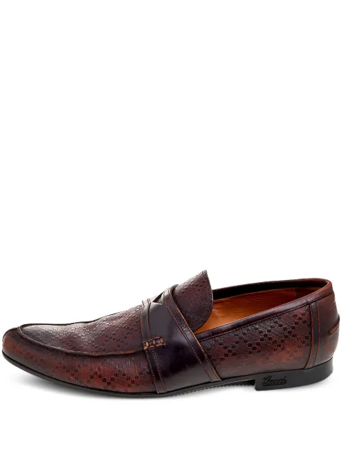Gucci Pre-Owned leather loafers