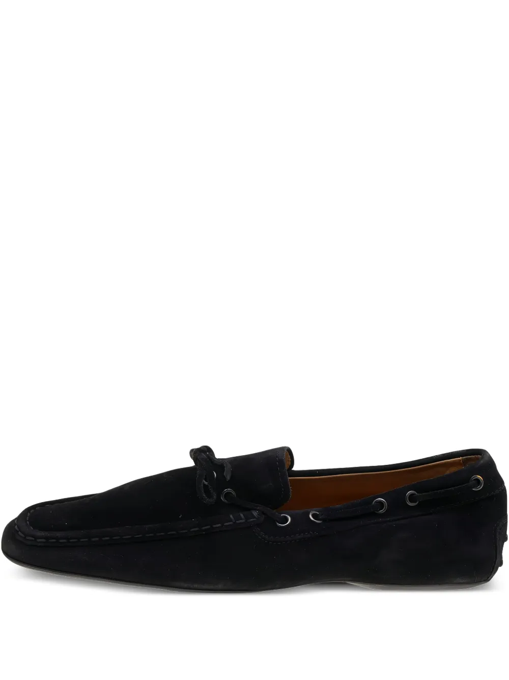 Tod's Vintage mocassins en daim | noir | Image 1